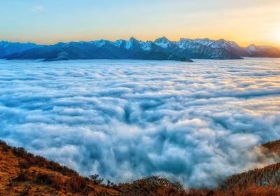 成都附近看日出的好地方【达瓦更扎】、成都哪里可以看日出云海