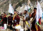 四川阿坝县安羌乡举行“六寨女王”山神节